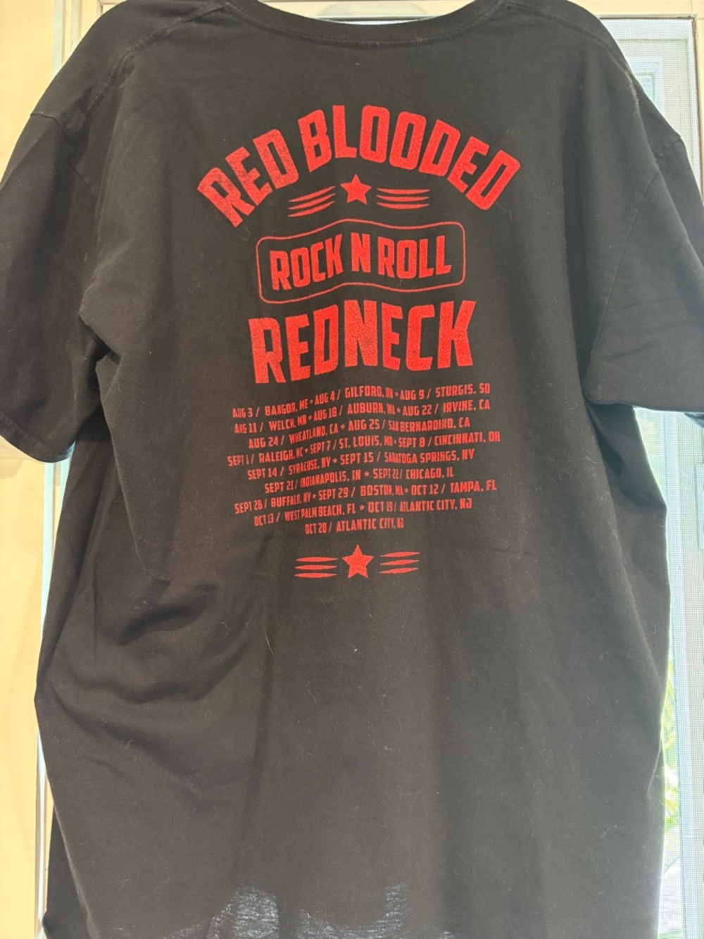 KID ROCK, Official Tour t shirt, measures XL, like new! - Picture 3 of 5